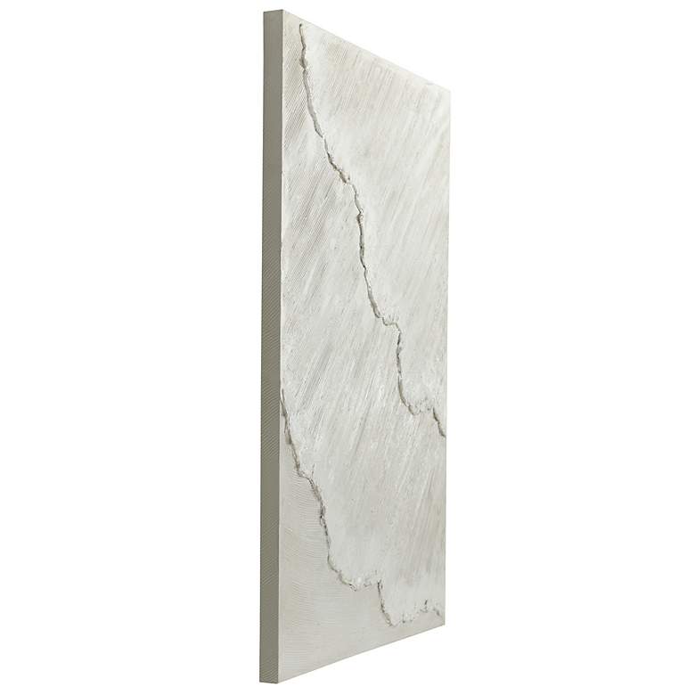 Image 3 Sandstorm II 31.5" x 47.2" Textured Off-White Hand Painted Canvas more views