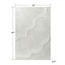 7_Sandstorm II 31.5" x 47.2" Textured Off-White Hand Painted Canvas more views