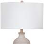 Sandy 29" Boho Styled White Table Lamp