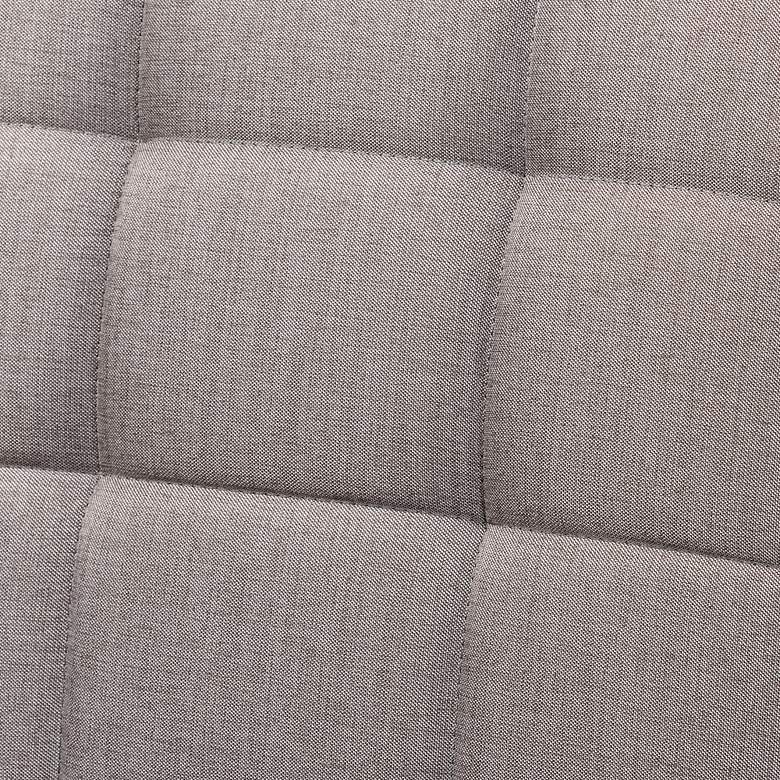 Image 3 Sanford Gray Fabric and Wood 3-Piece Dining Nook Set more views
