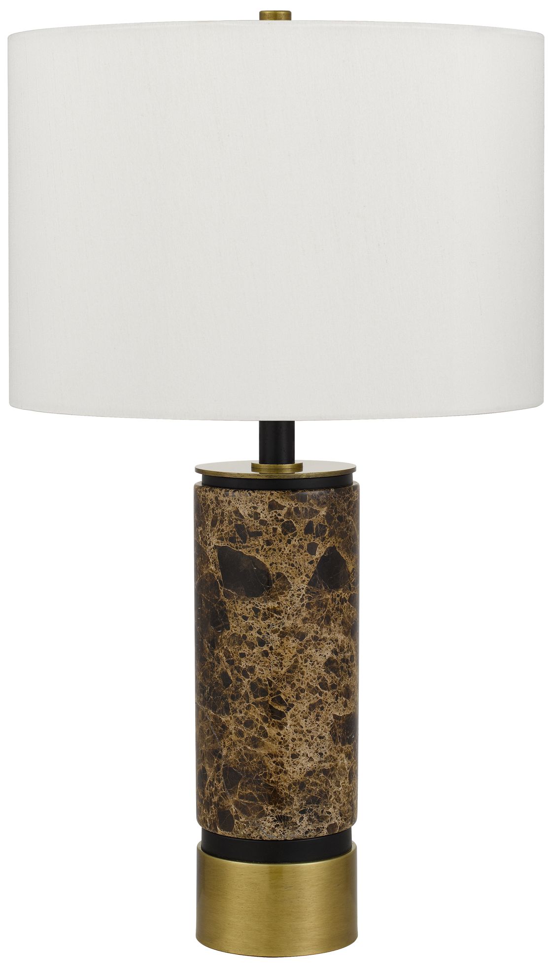 Image 2 Sanford Marble Stone Table Lamp with Metal Base