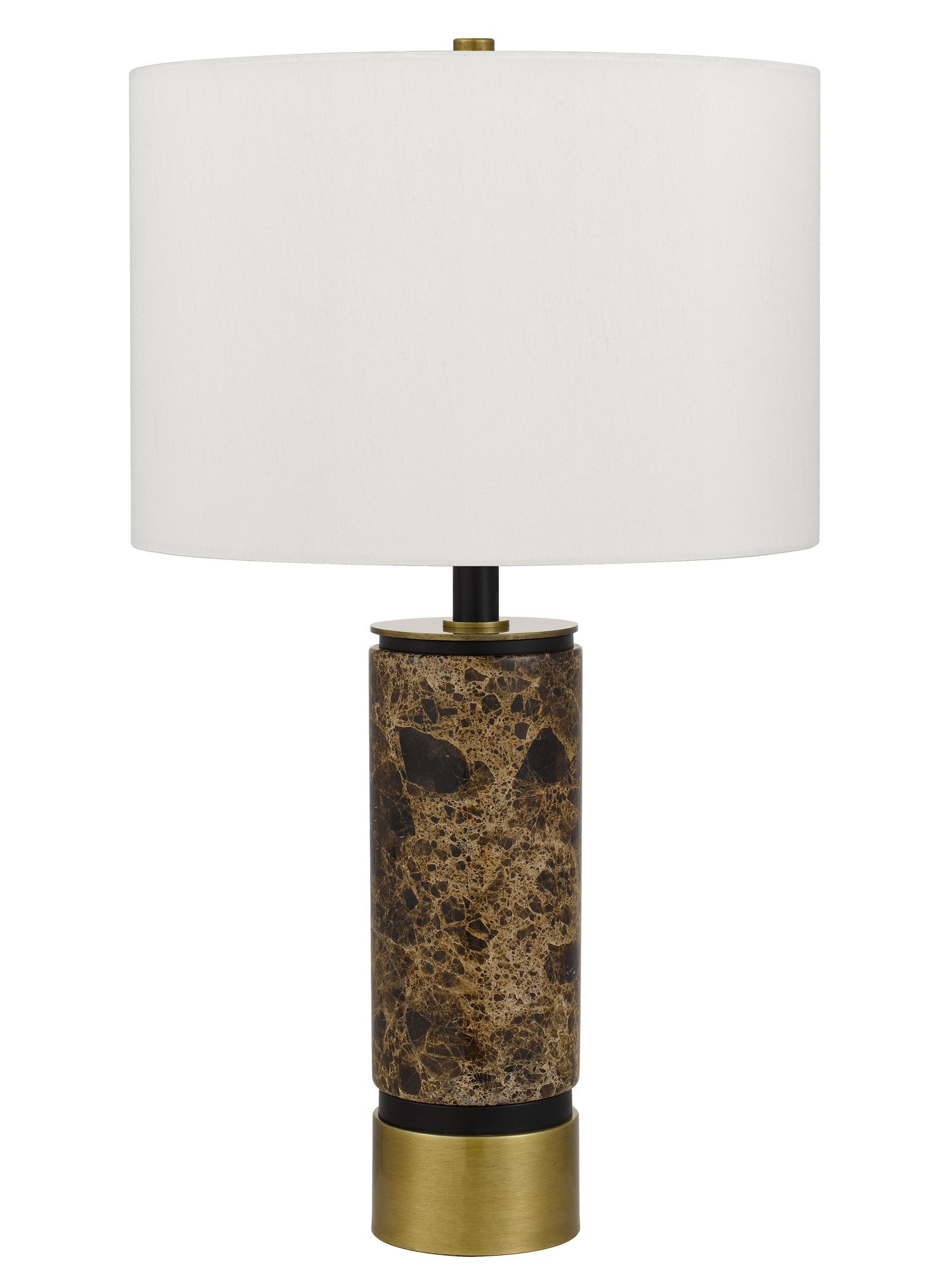 Image 5 Sanford Marble Stone Table Lamp with Metal Base more views