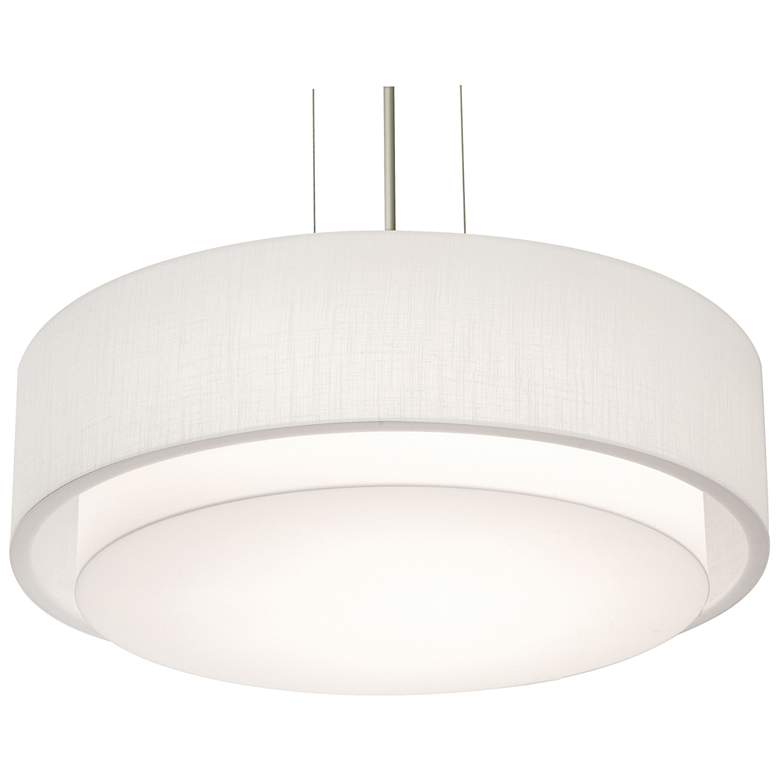 Image 1 Sanibel 18" Pendant - Linen White Shade