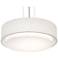 Sanibel 18" Pendant - Linen White Shade