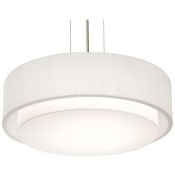 Sanibel 18" Pendant - Linen White Shade