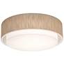 1_Sanibel 18" Wide Jute Double Layer Drum Ceiling Light