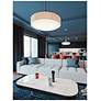 2_Sanibel 23.25" Satin Nickel LED Pendant more views