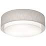 1_Sanibel 23 1/4" Wide Linen White LED Drum Ceiling Light