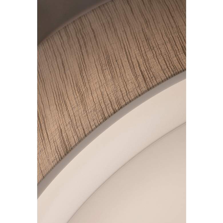 Image 3 Sanibel 23 1/4" Wide Satin Nickel Drum Pendant Light more views