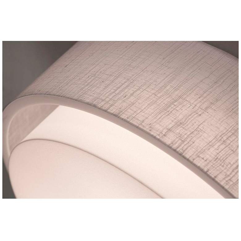 Image 2 Sanibel 23" LED Ceiling - White Finish Jute Shade more views