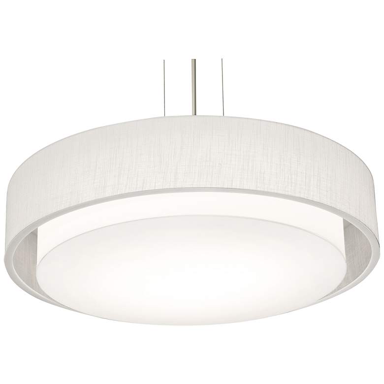 Image 1 Sanibel 23" Pendant - Linen White Shade