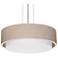Sanibel 5.63" Satin Nickel LED Pendant