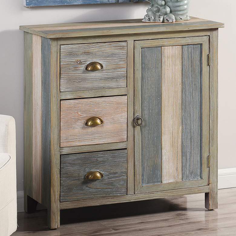 Image 1 Sanibel Cabinet with Three Drawers and One Door
