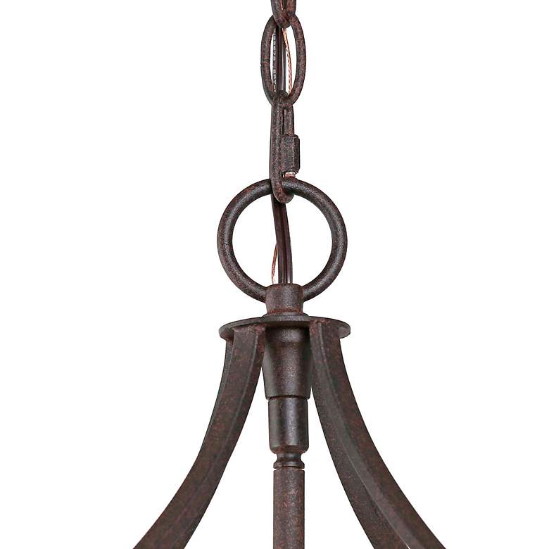Image 3 Sano 12.6" Wide Gray White 4-Light Cylinder Chandelier more views