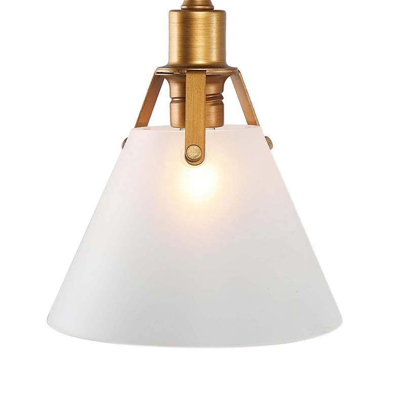 Image 2 Sano 31 1/2" Wide Brushed Gold 3-Light Island Chandelier more views