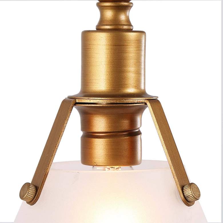 Image 3 Sano 31 1/2" Wide Brushed Gold 3-Light Island Chandelier more views