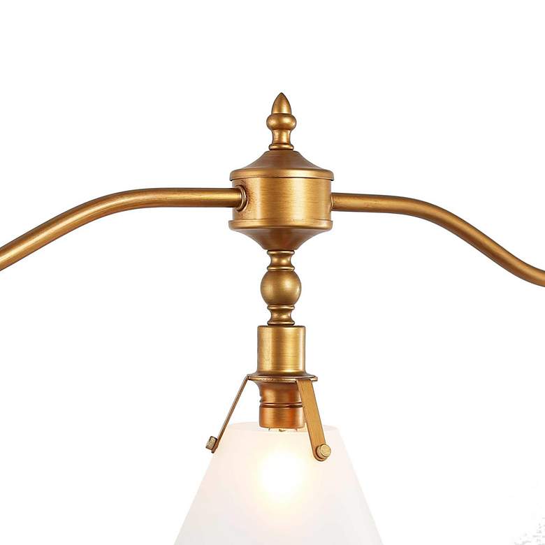 Image 5 Sano 31 1/2" Wide Brushed Gold 3-Light Island Chandelier more views