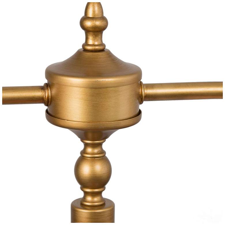 Image 7 Sano 31 1/2"W Vintage Brushed Gold 3-Light Island Chandelier more views