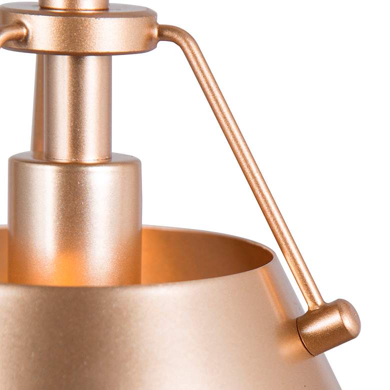 Image 2 Sano 8" Wide Gold Mini Pendant Light more views
