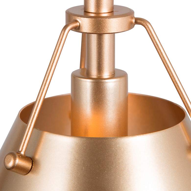 Image 3 Sano 8" Wide Gold Mini Pendant Light more views