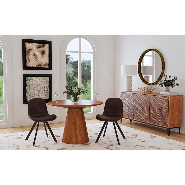 Image 3 Sansee 36"H Industrial Styled Wall Mirror more views