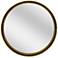 Sansee Gold Metal 36" Round Wall Mirror
