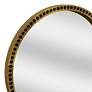 2_Sansee Gold Metal 36" Round Wall Mirror more views