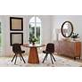 3_Sansee Gold Metal 36" Round Wall Mirror more views