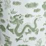 4_Sansui 15 3/4"H Green and White Ceramic Ginger Jar with Lid more views