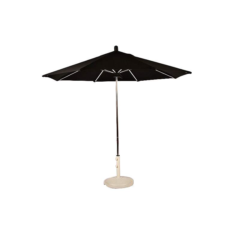 Image 1 Santa Barbara 8 3/4-Foot Black Sunbrella Patio Umbrella