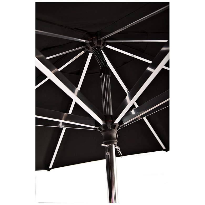 Image 3 Santa Barbara 8 3/4-Foot Black Sunbrella Patio Umbrella more views