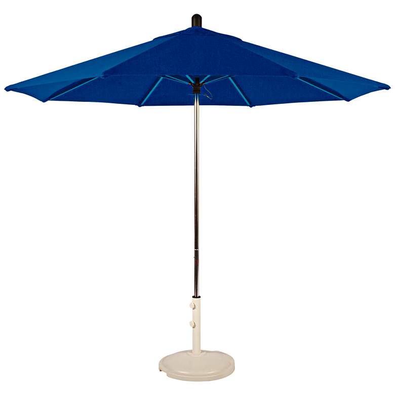 Image 1 Santa Barbara 8 3/4-Foot Pacific Blue Patio Umbrella