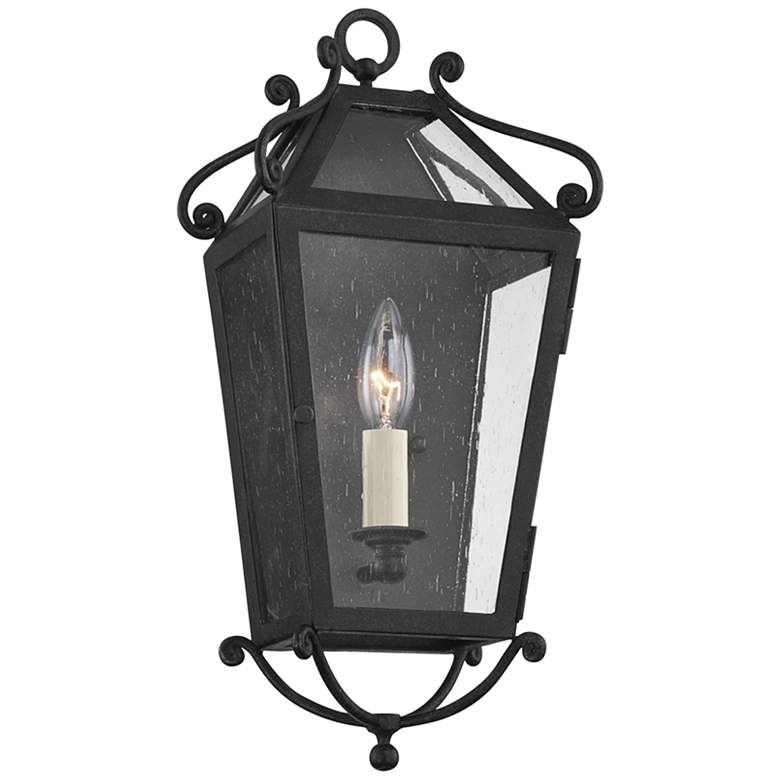 Image 2 Santa Barbara County 16 1/2"H French Iron Outdoor Wall Light