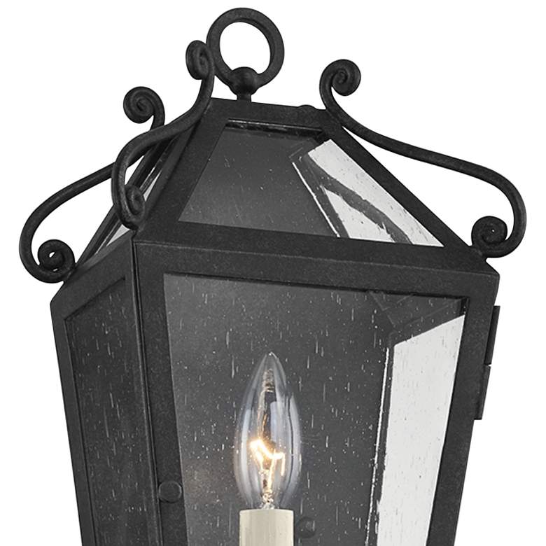 Image 3 Santa Barbara County 16 1/2"H French Iron Outdoor Wall Light more views