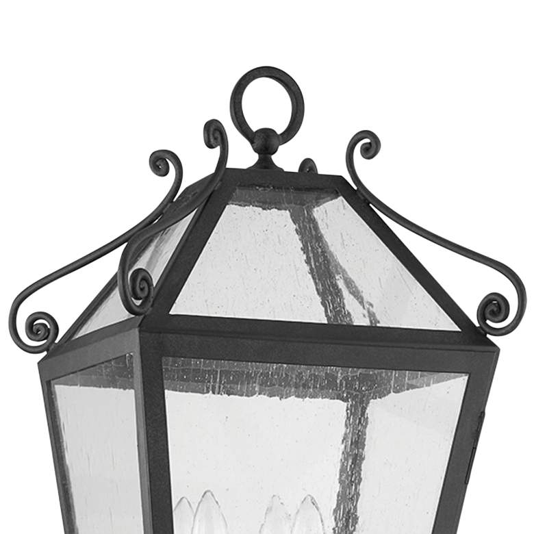 Image 2 Santa Barbara County 29 1/4 inch High French Iron Outdoor Post Light more views