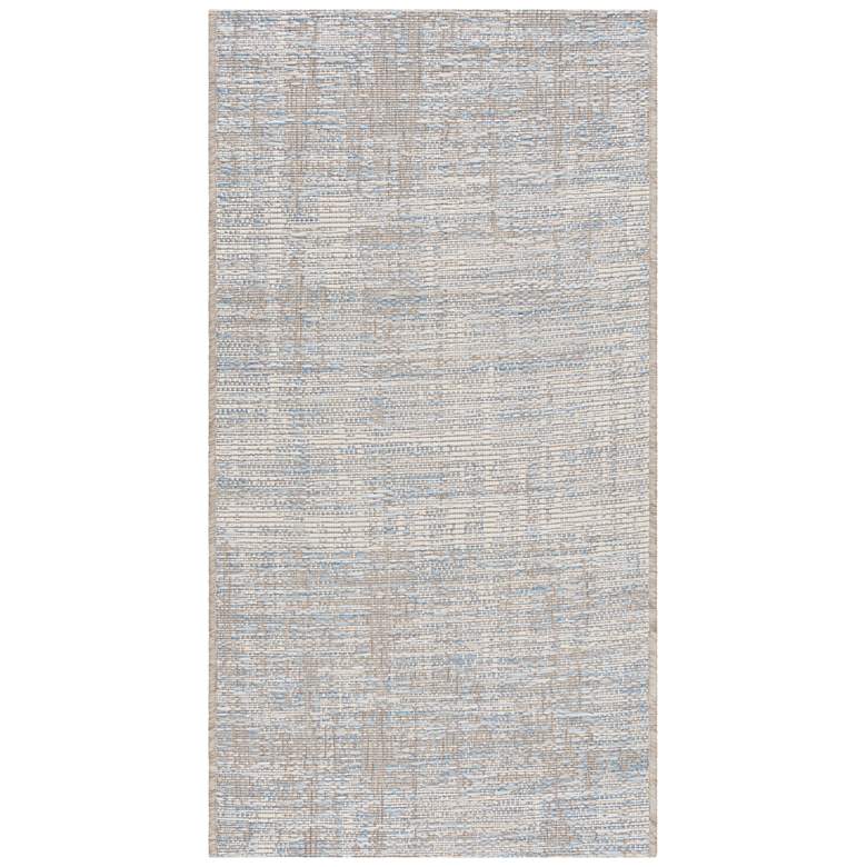 Image 2 Santa Cruz STZ-6013 5'x8' Taupe and Cream Outdoor Area Rug