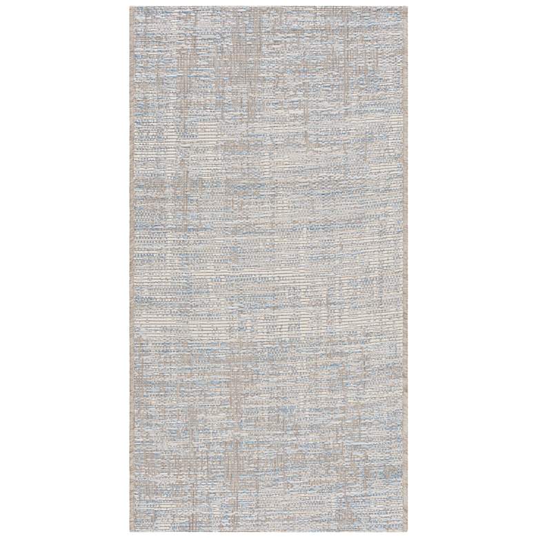 Image 2 Santa Cruz STZ-6013 5&#39;x8&#39; Taupe and Cream Outdoor Area Rug