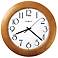 Santa Fe 12 3/4" Wide Wooden Wall Clock by Herman Miller