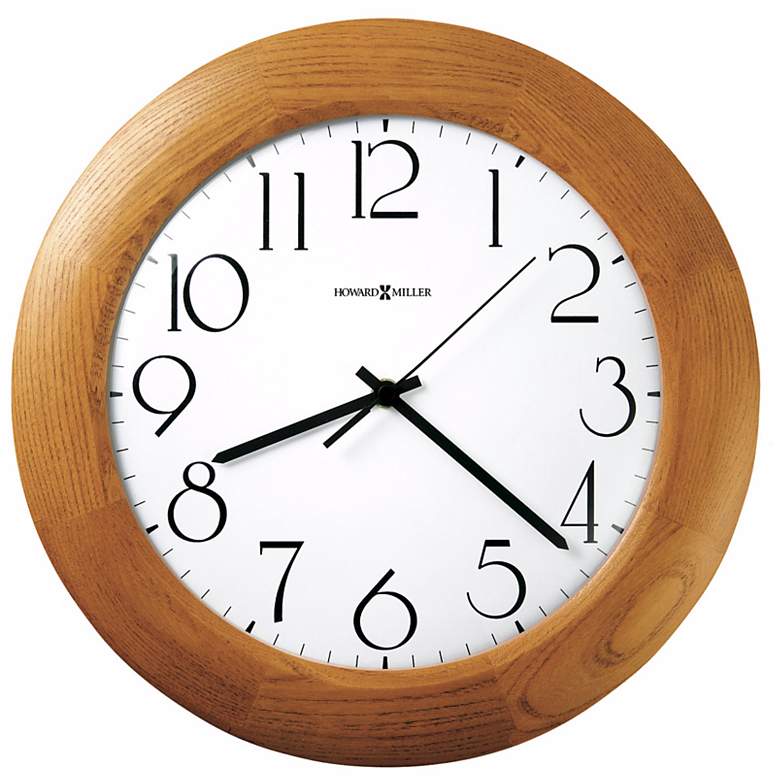 Image 1 Santa Fe 12 3/4 inch Wide Wooden Wall Clock by Herman Miller