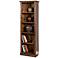 Santa Fe 78" High Dark Chocolate Wood 4-Shelf Bookcase