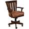 Santa Fe Dark Chocolate Wood Adjustable Game Chair