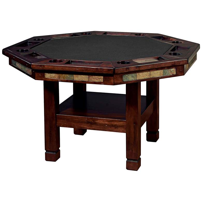 Image 1 Santa Fe Dark Chocolate Wood Game Table