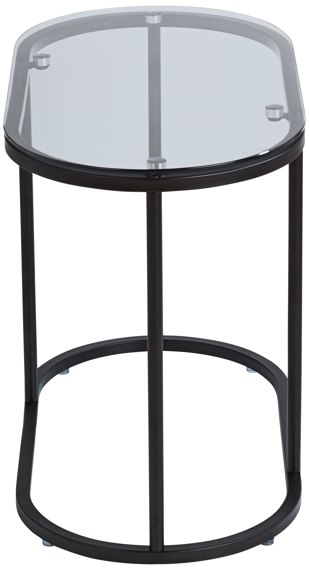 Santa Maria Glass Nesting Accent Tables Set of 2