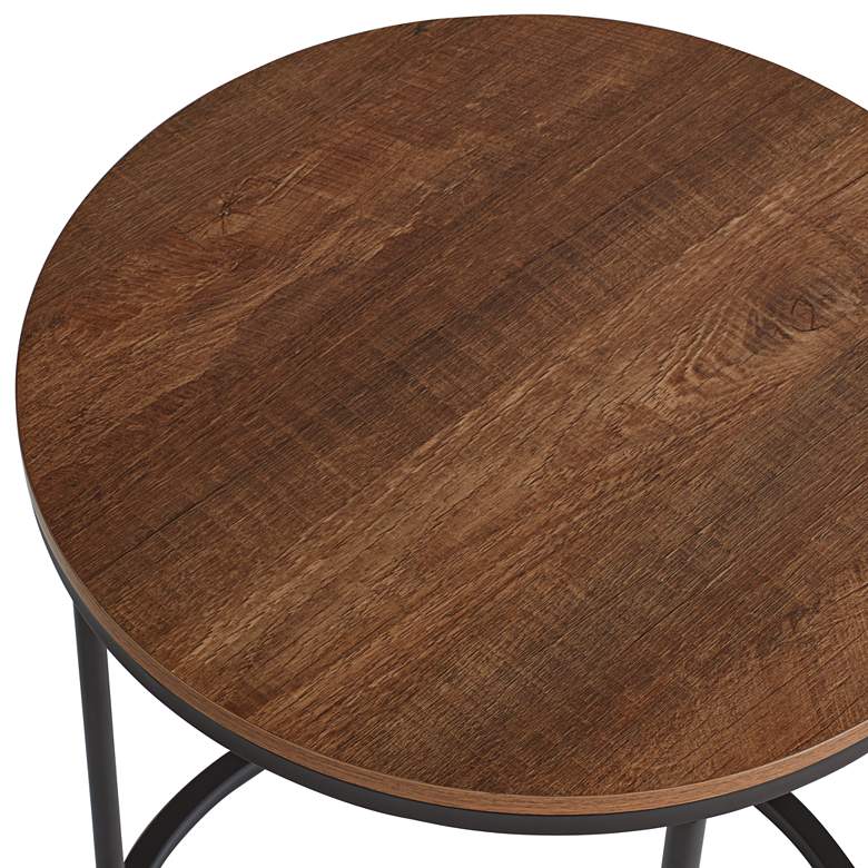 Image 2 Santa Maria Walnut Nesting Accent Tables Set of 2 more views