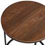 3_Santa Maria Walnut Nesting Accent Tables Set of 2 more views