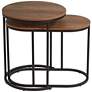 6_Santa Maria Walnut Nesting Accent Tables Set of 2 more views