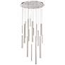 Thumbnail1 of Santana 24"W Satin Nickel 18-Light LED Suspension Chandelier