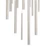 Thumbnail2 of Santana 24"W Satin Nickel 18-Light LED Suspension Chandelier more views