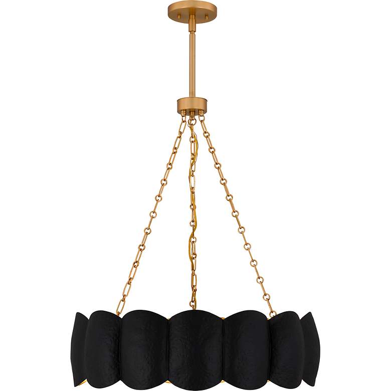 Image 3 Santana 5-Light Matte Black Pendant more views