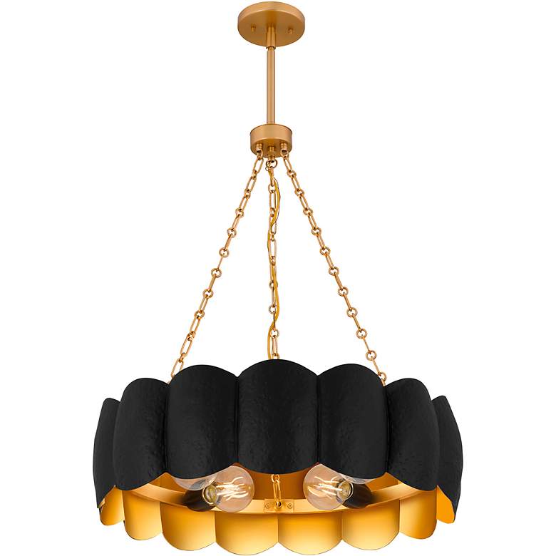 Image 4 Santana 5-Light Matte Black Pendant more views